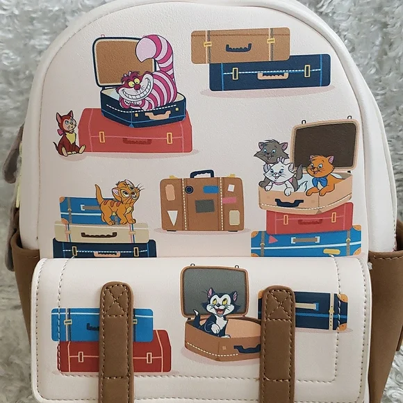 NWT Loungefly Traveling Cats mini backpack - Picture 14 of 16